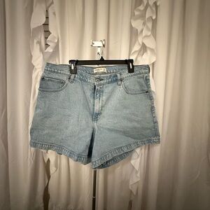 Women's Light Blue Denim Shorts